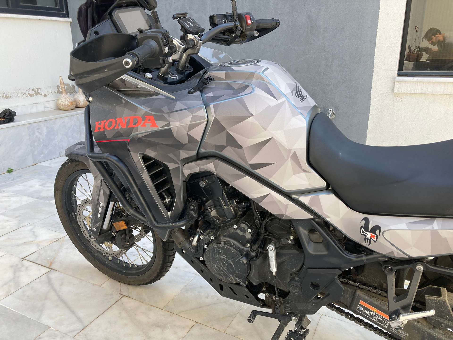 Full aksesuarlı servis bakımlı Honda Transalp